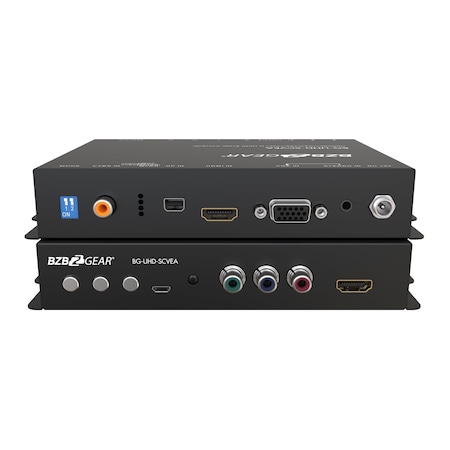 Bzbgear Multi-format 4K UHD Scaler Converter HDMI/DP/VGA/CVBS/YPbPr to HDMI BG-UHD-SCVEA